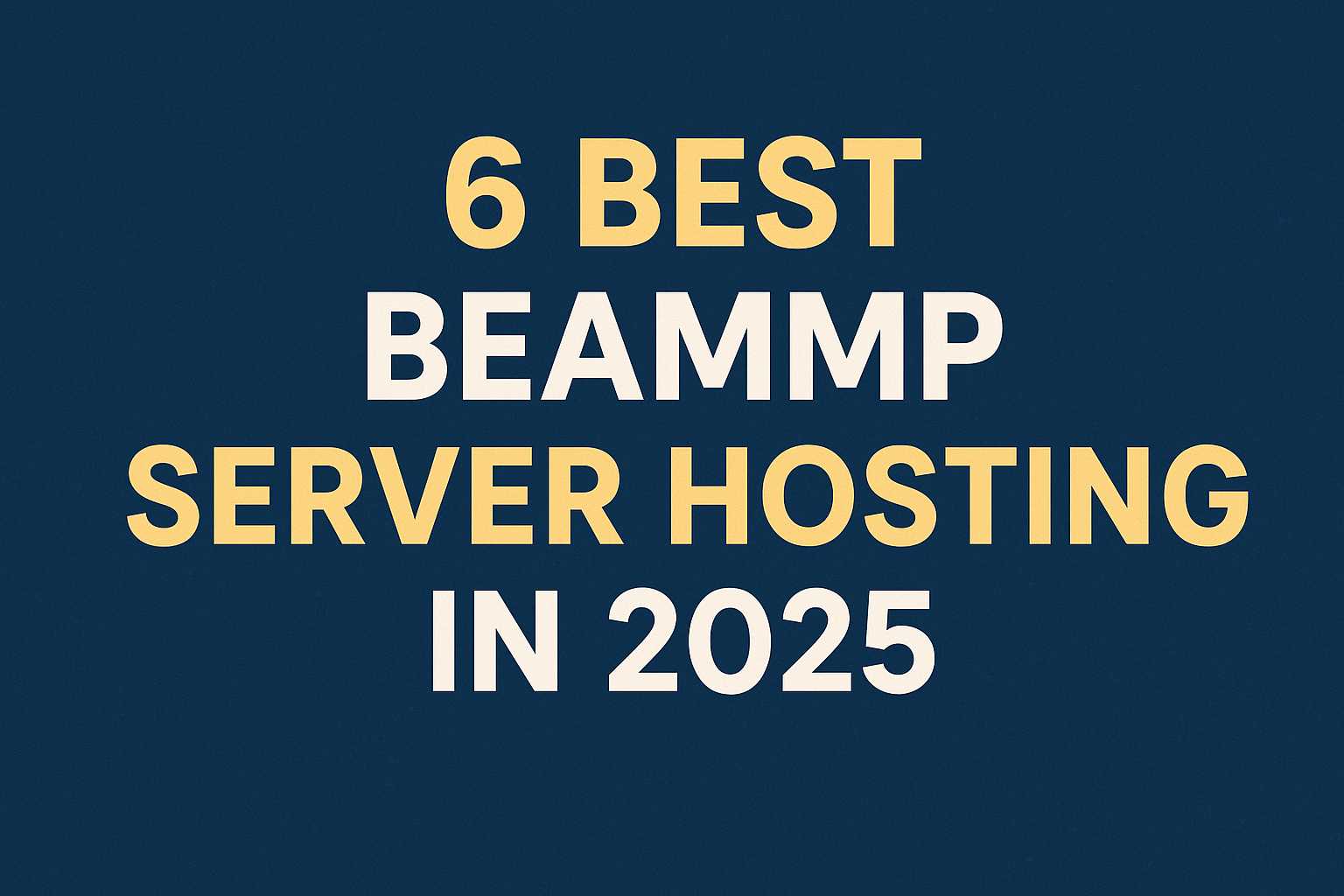 BeamMP Server Hosting